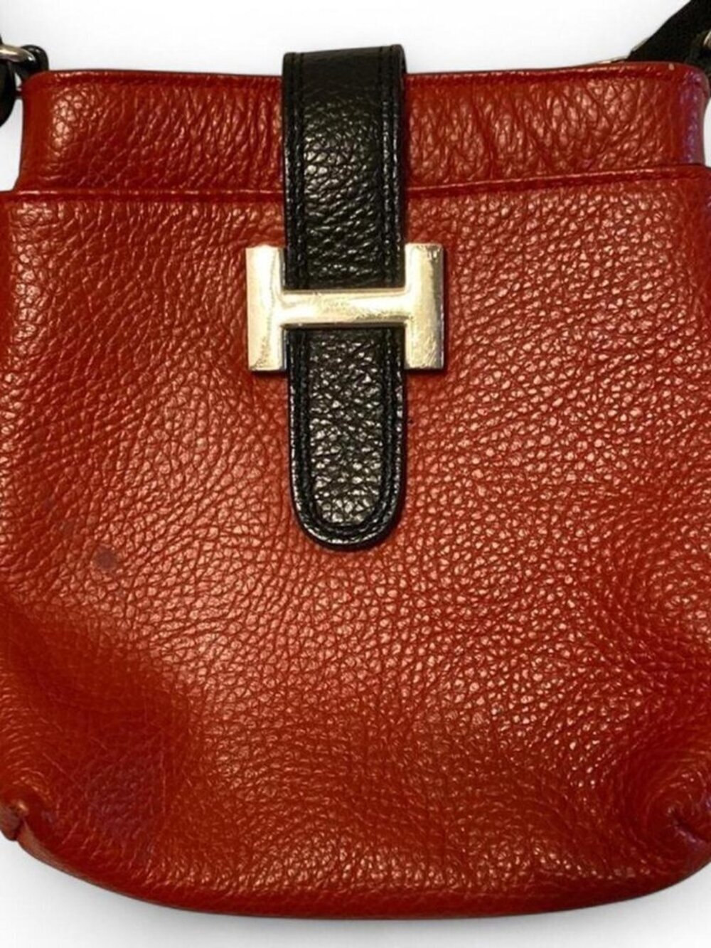 Red Leather Crossbody Bag